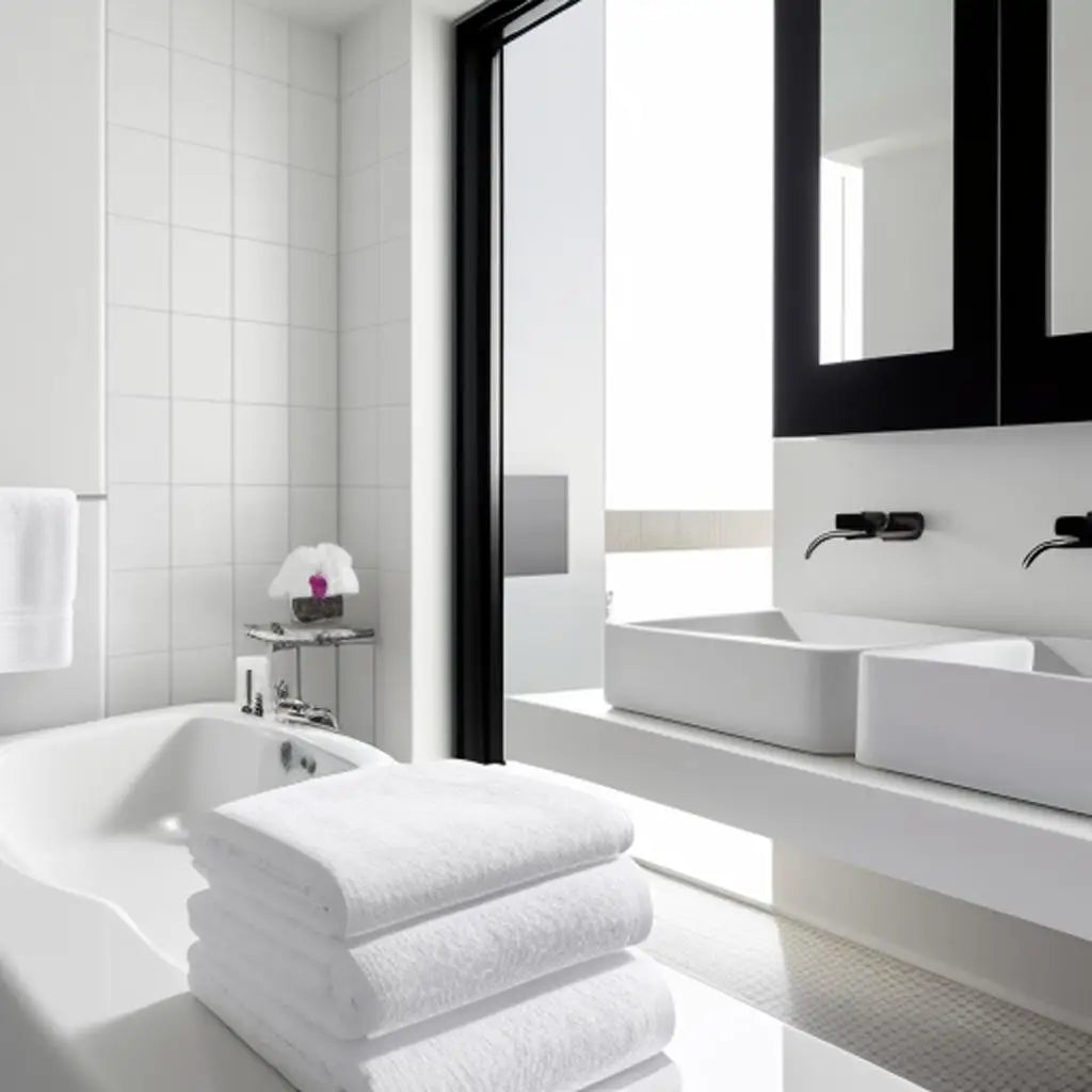 Durable Solid Color Bath Towel Bamboo Turkish Cotton Woven for Gym Face Kitchen Travel Towel