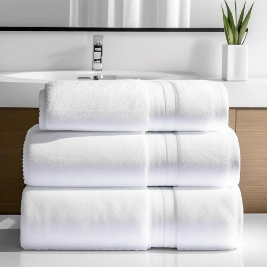 Durable Solid Color Bath Towel Bamboo Turkish Cotton Woven for Gym Face Kitchen Travel Towel