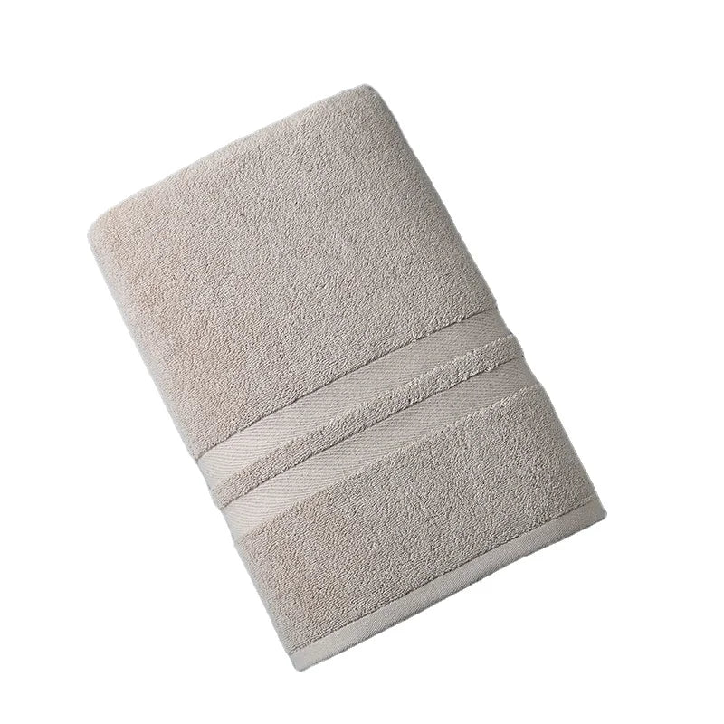 White Hotel Bath Towel 70x140 Large Size Egyptian Cotton White Thick Beach Towels