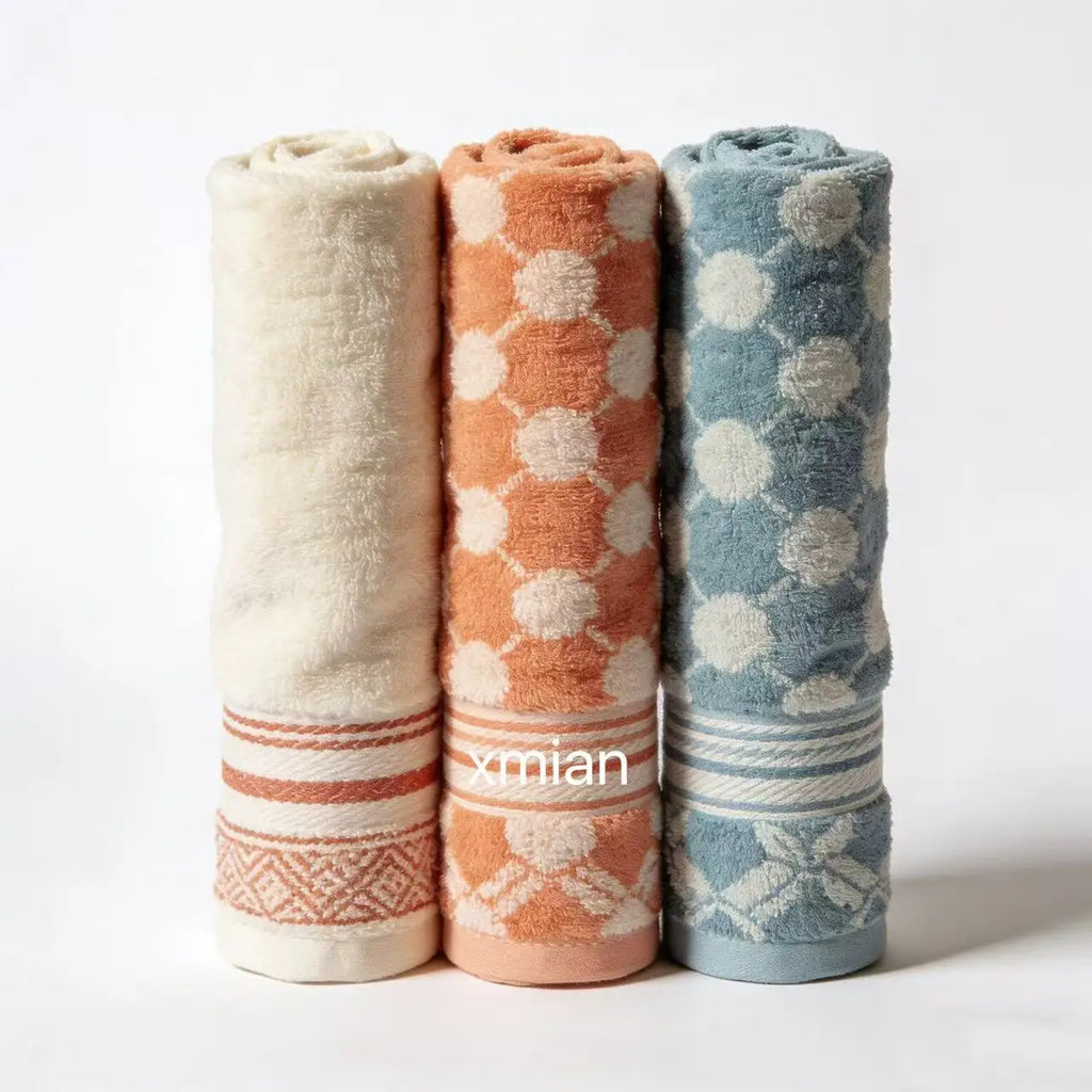 Organic Cotton Terry 600gsm Soft Bath Towel Set Eco-Friendly