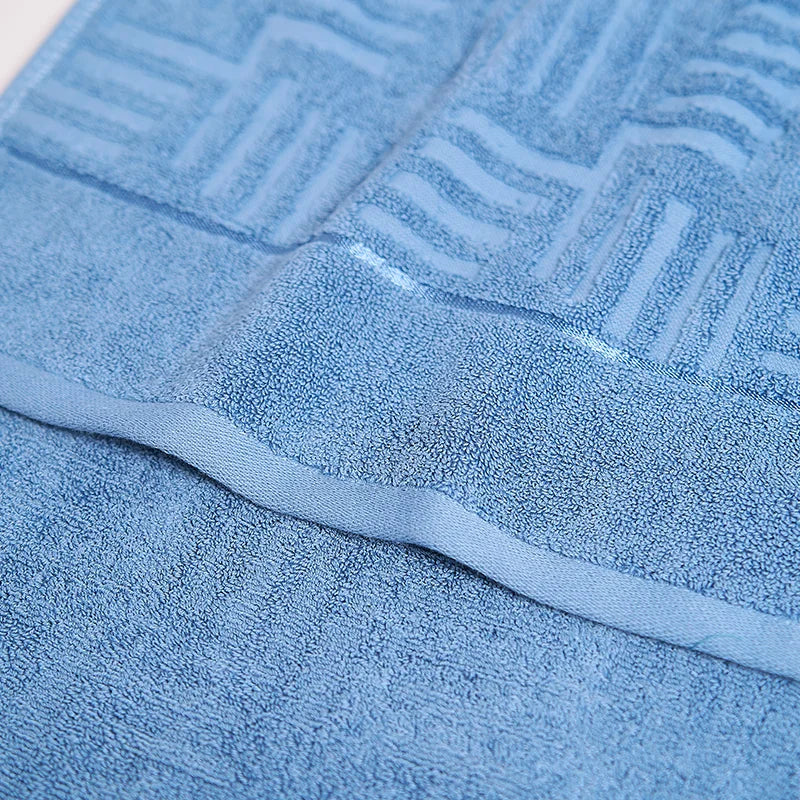 Cotton Thickened Soft Bath Towel Comfortable Bath Towel for Home Bathrooms