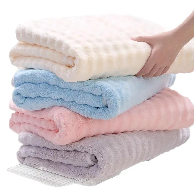 Large Thick Bath Towel Quick Absorbent No Linting Large Home Bath Towel for Men and Women